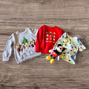 Kids Holiday Sweater/tshirt Bundle ➕️ Free Gift